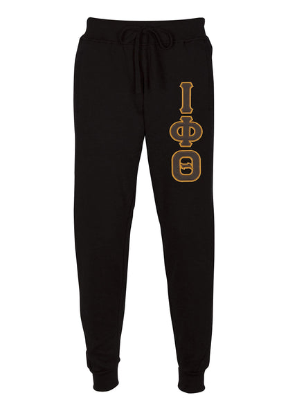 Iota Phi Theta Embroidered Twill Letter Joggers