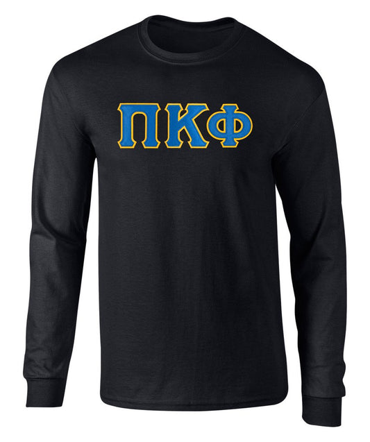 Pi Kappa Phi Twill Letter Long Sleeve Tee