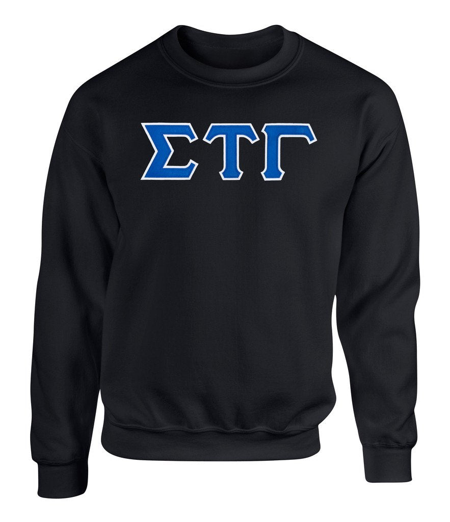 Sigma Tau Gamma Twill Letter Crewneck Sweatshirt