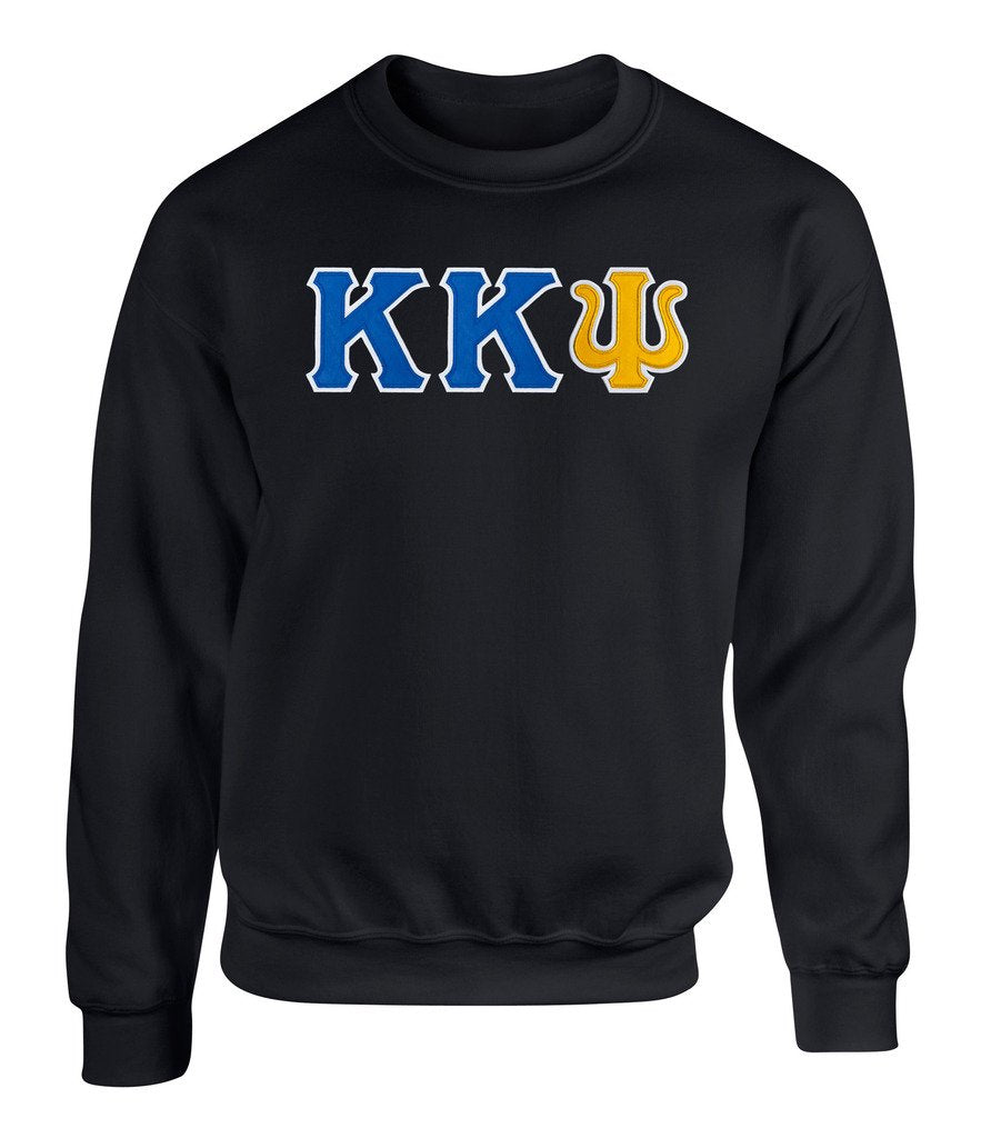 Kappa Kappa Psi Twill Letter Crewneck Sweatshirt