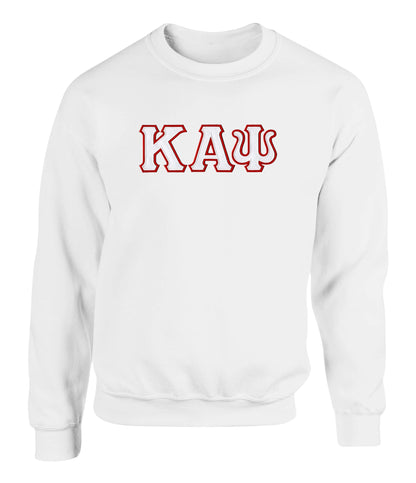 Kappa Alpha Psi Twill Letter Crewneck Sweatshirt