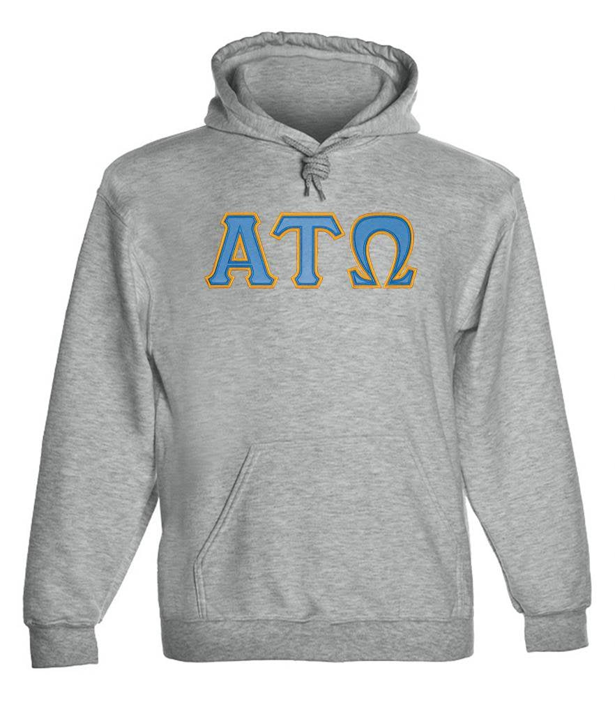 Alpha Tau Omega Twill Letter Hoody