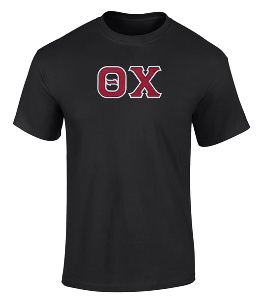 Theta Chi Twill Letter Tee