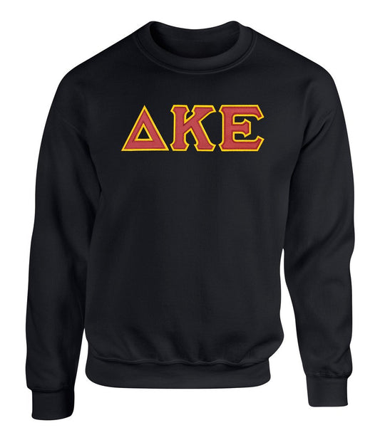 Delta Kappa Epsilon Twill Letter Crewneck Sweatshirt