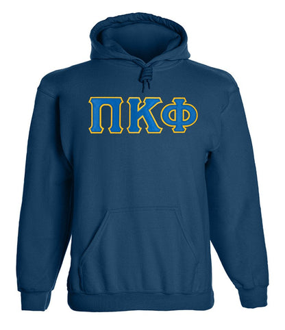 Pi Kappa Phi Twill Letter Hoody