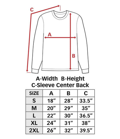 Alpha Tau Omega Twill Letter Long Sleeve Tee