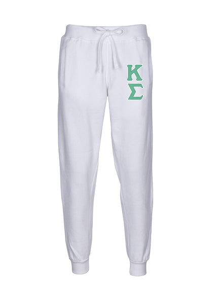 Kappa Sigma Embroidered Twill Letter Joggers