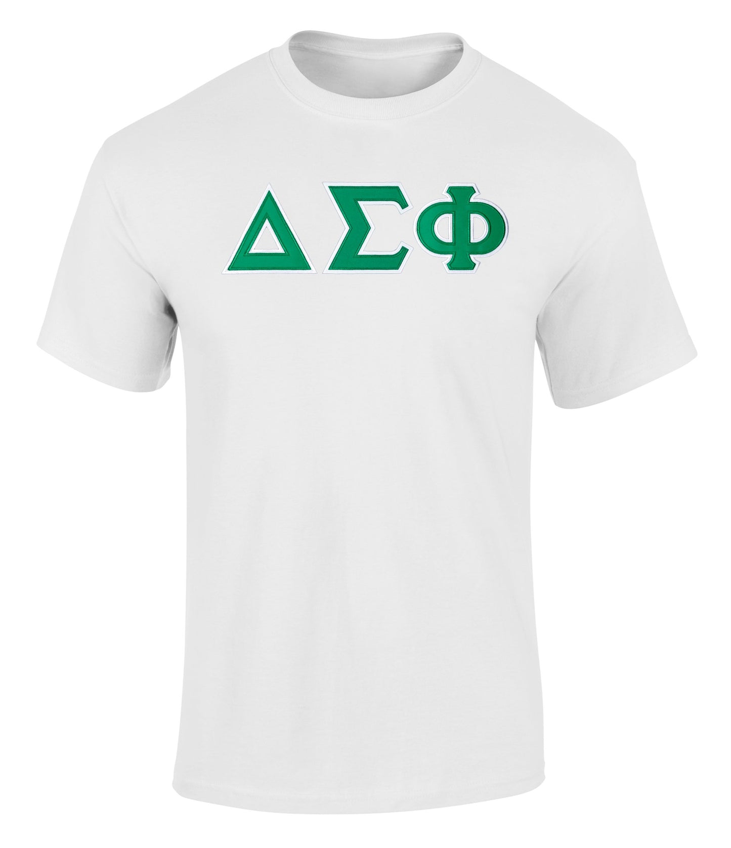 Delta Sigma Phi Twill Letter Tee