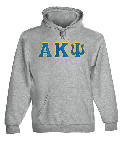 Alpha Kappa Psi Twill Letter Hoody