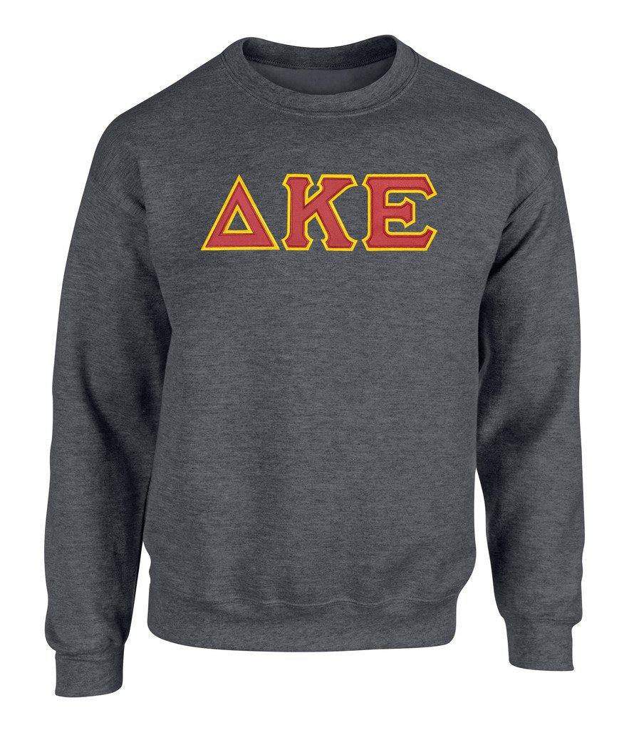 Delta Kappa Epsilon Twill Letter Crewneck Sweatshirt