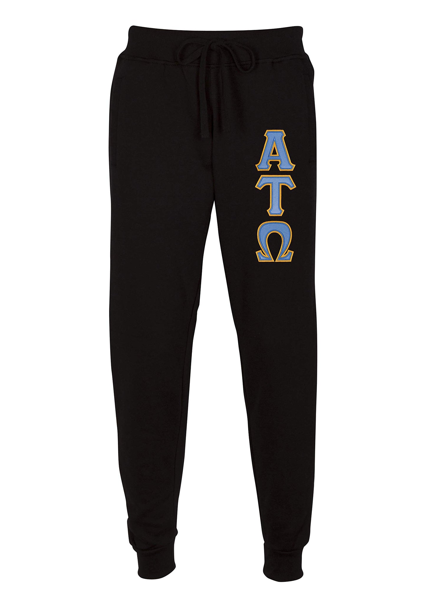 Alpha Tau Omega Embroidered Twill Letter Joggers