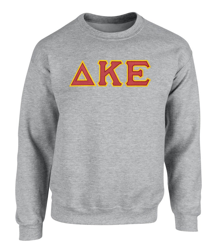 Delta Kappa Epsilon Twill Letter Crewneck Sweatshirt