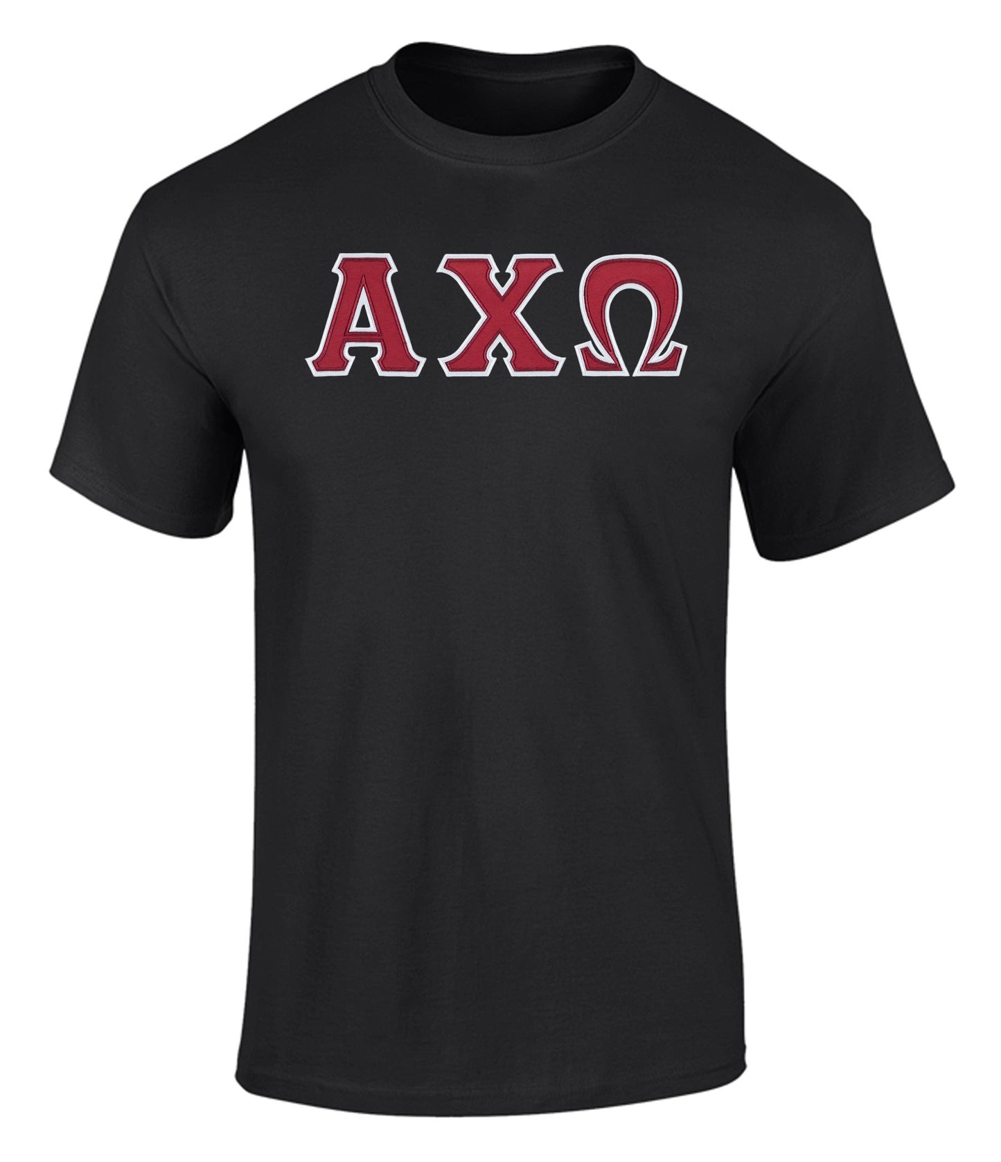 Alpha Chi Omega Twill Letter T Shirt