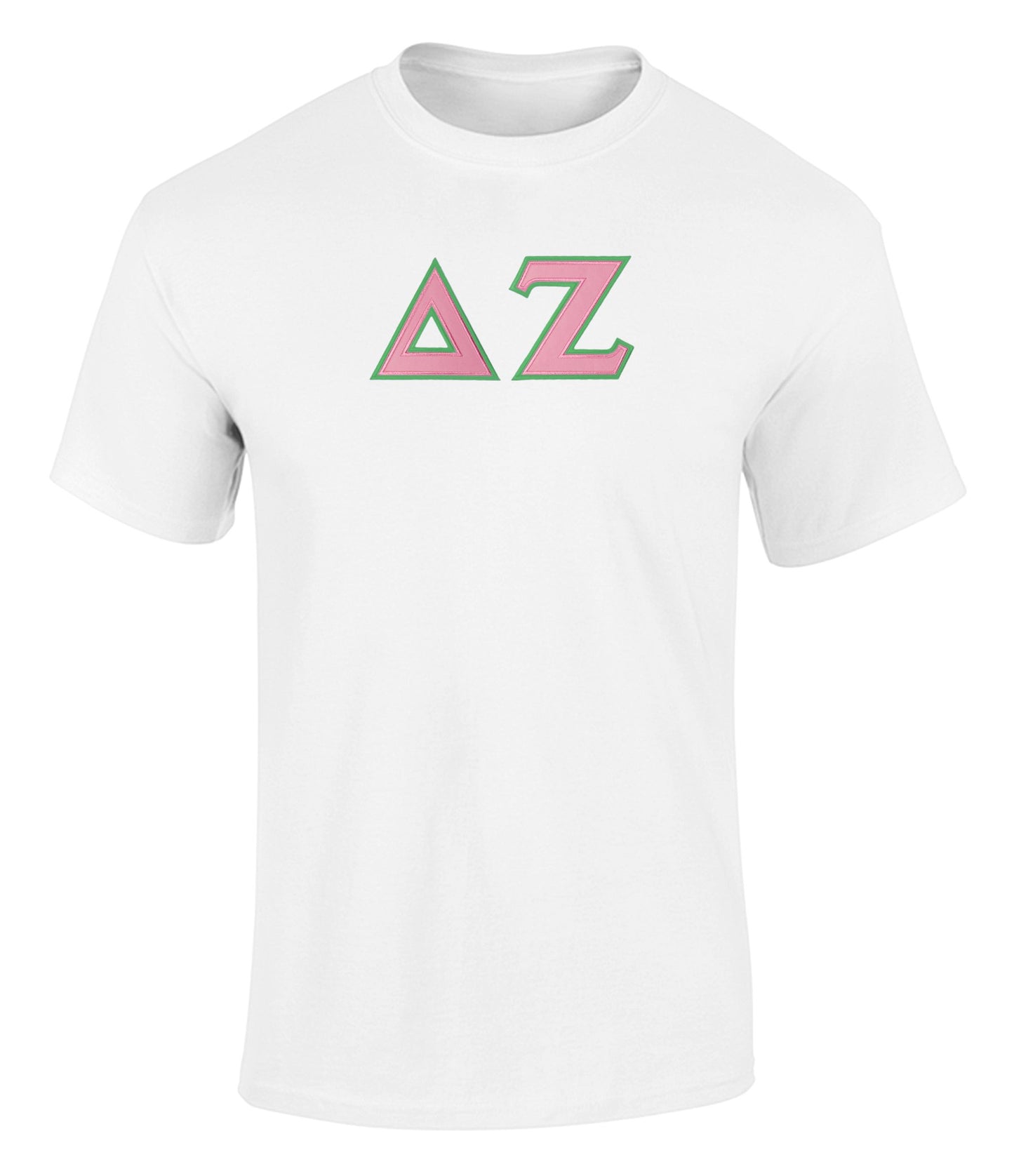 Delta Zeta Twill Letter T Shirt