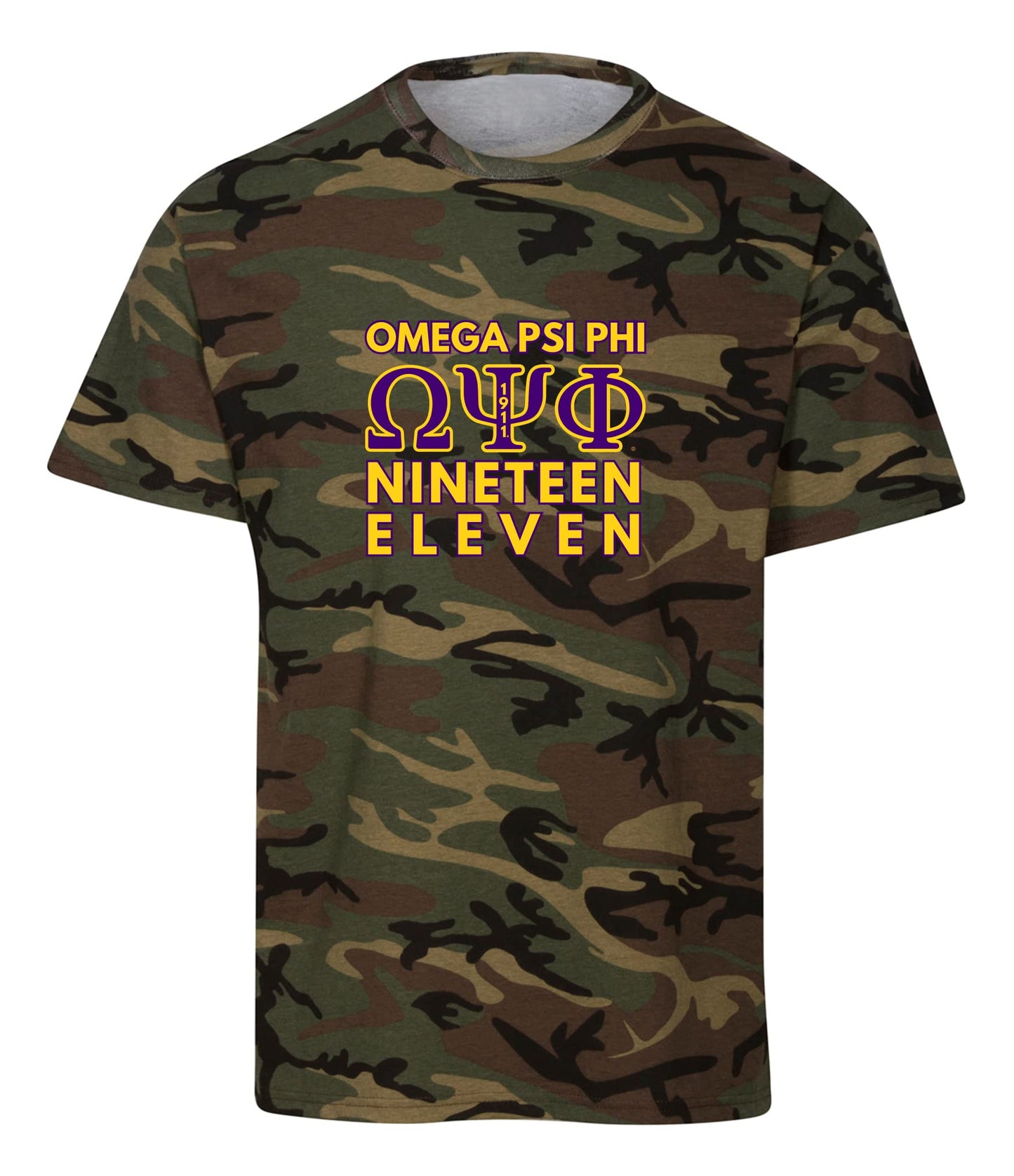 Omega Psi Phi Fraternity Nineteen Eleven Graphic T Shirt