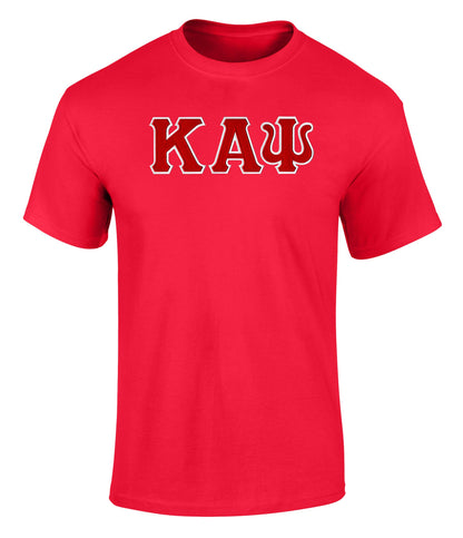 Kappa Alpha Psi Twill Letter Tee