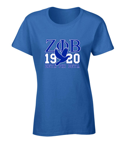 Zeta Phi Beta Sorority Collage Graphic T Shirt