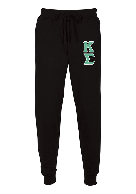 Kappa Sigma Embroidered Twill Letter Joggers