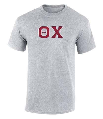 Theta Chi Twill Letter Tee