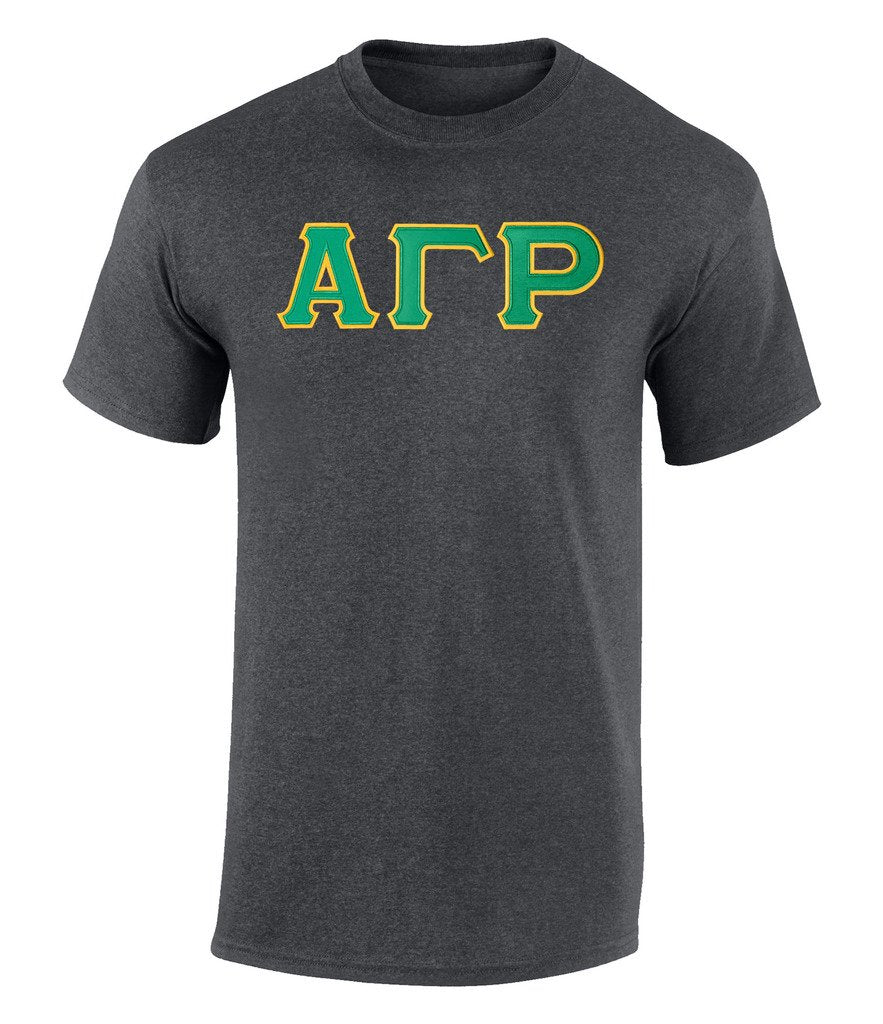 Alpha Gamma Rho Twill Letter Tee