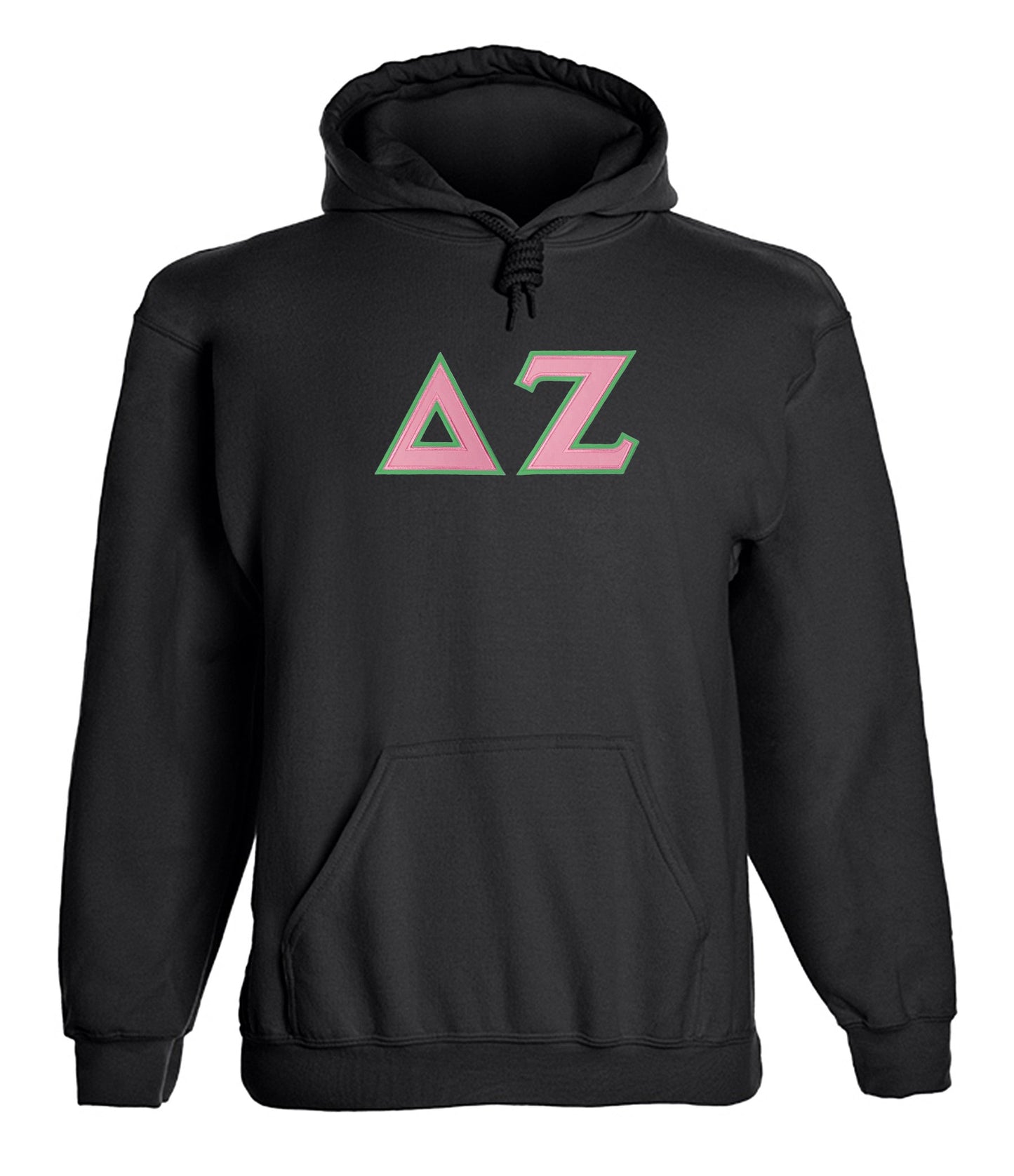 Delta Zeta Twill Letter Hoody