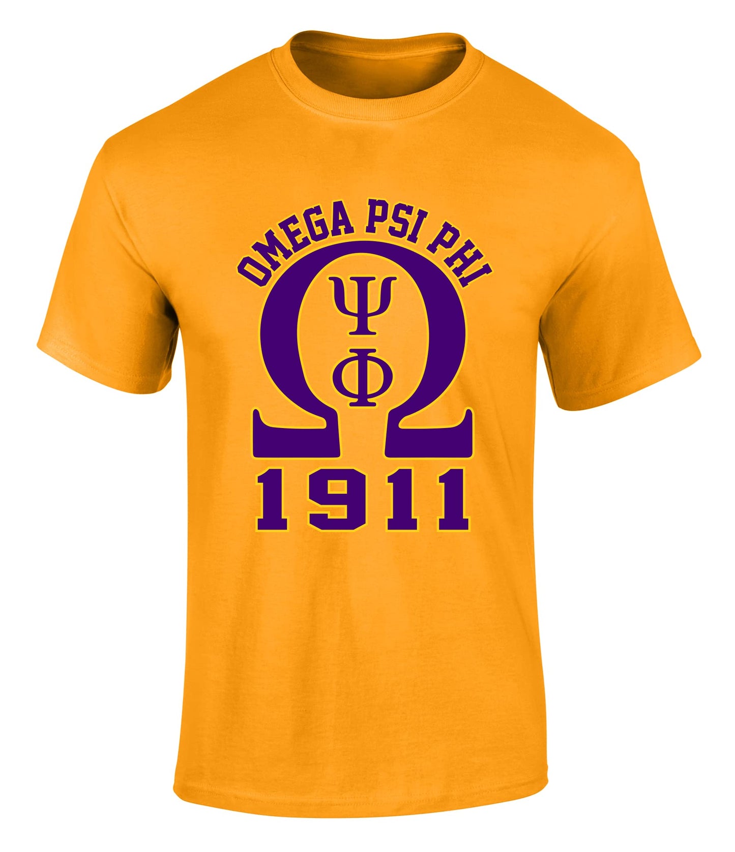 Omega Psi Phi Fraternity Big Omega Graphic T Shirt