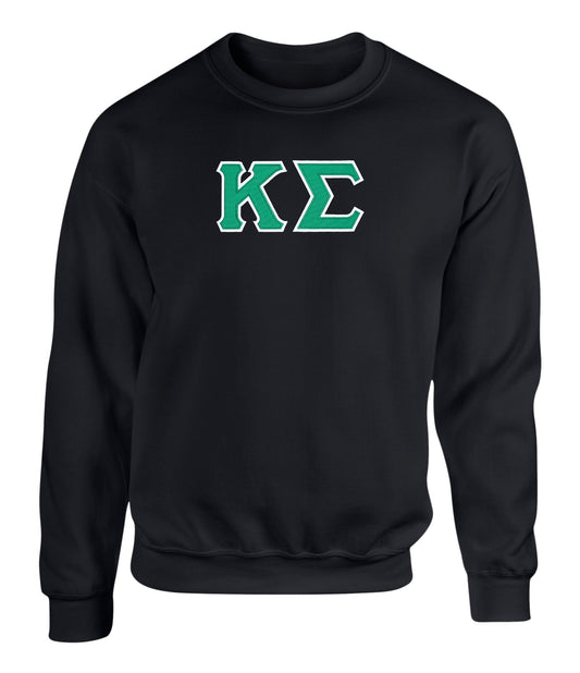 Kappa Sigma Twill Letter Crewneck Sweatshirt