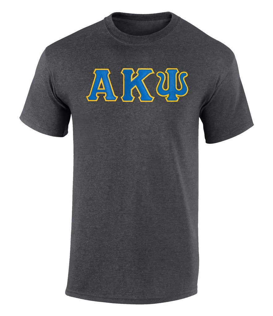 Alpha Kappa Psi Twill Letter Tee