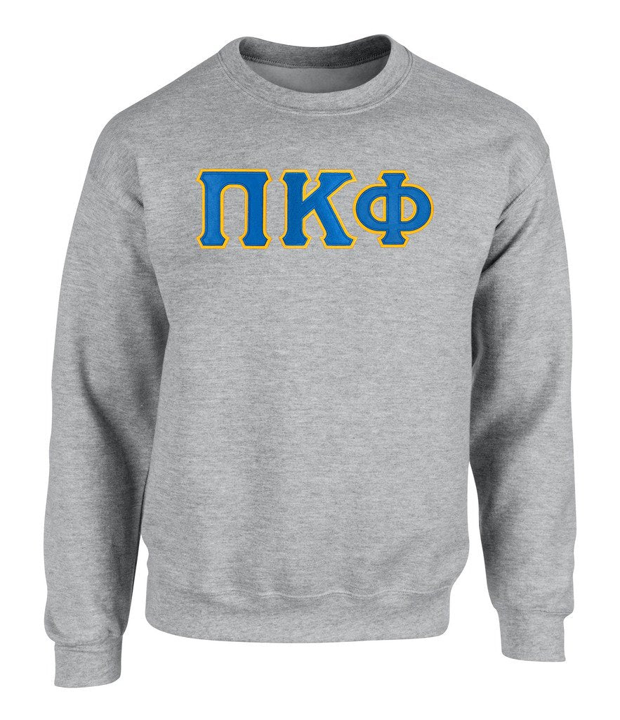 Pi Kappa Phi Twill Letter Crewneck Sweatshirt