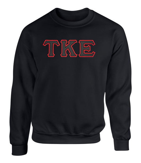 Tau Kappa Epsilon Twill Letter Crewneck Sweatshirt