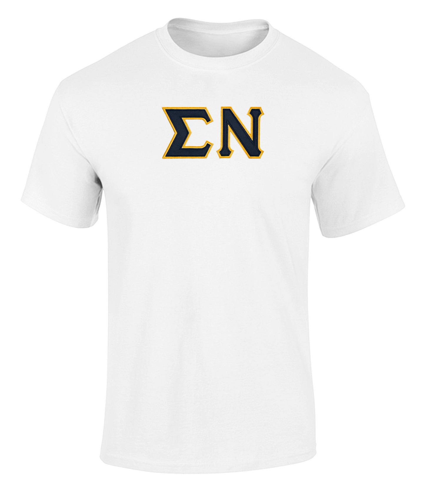 Sigma Nu Twill Letter Tee