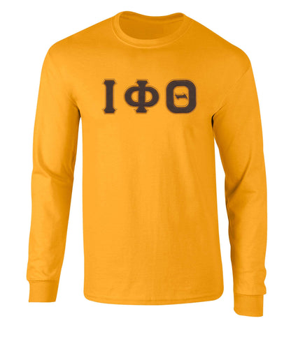 Iota Phi Theta Twill Letter Long Sleeve Tee