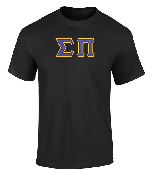 Sigma Pi Twill Letter Tee