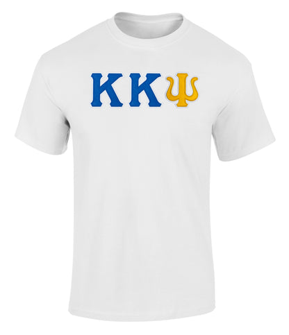 Kappa Kappa Psi Twill Letter Tee