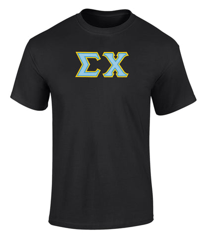 Sigma Chi Twill Letter Tee