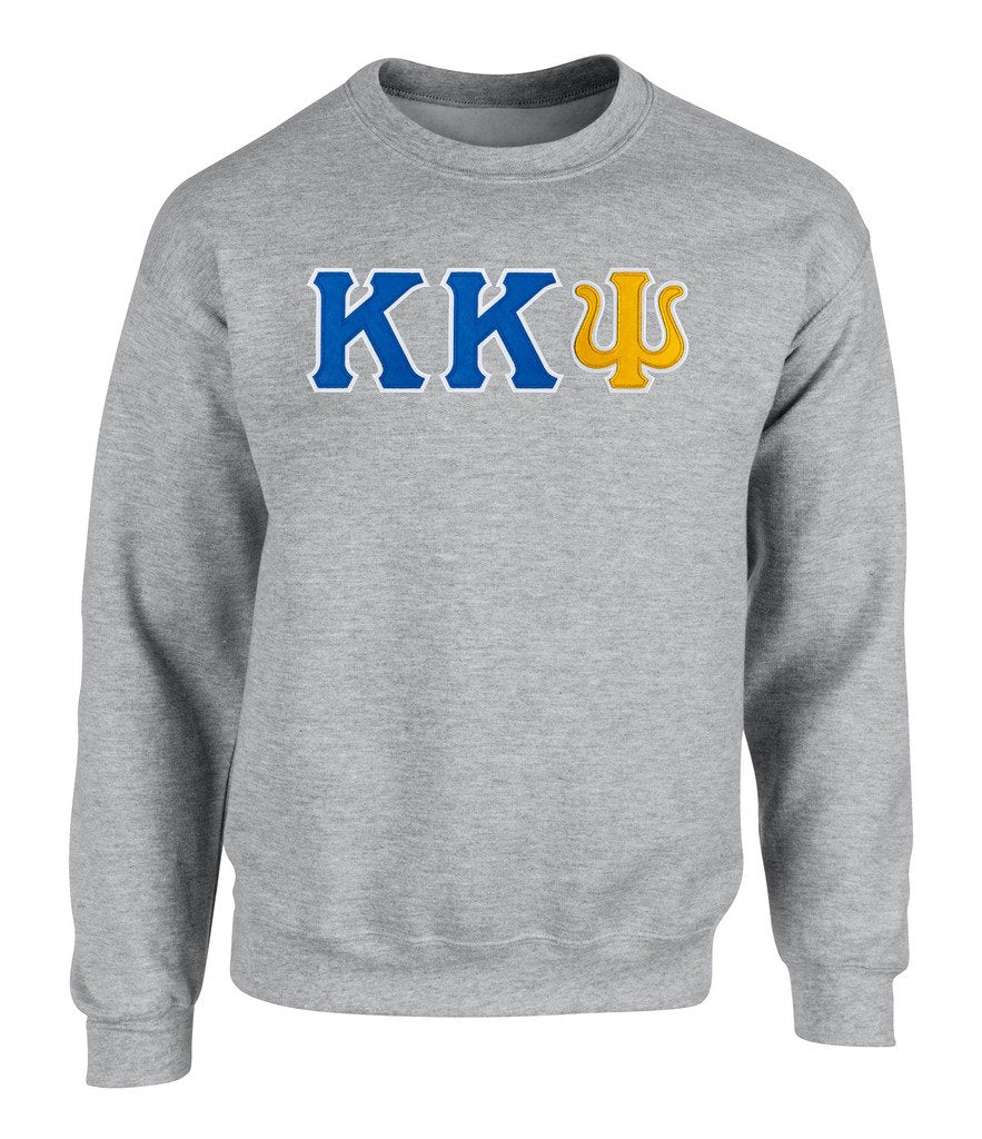 Kappa Kappa Psi Twill Letter Crewneck Sweatshirt