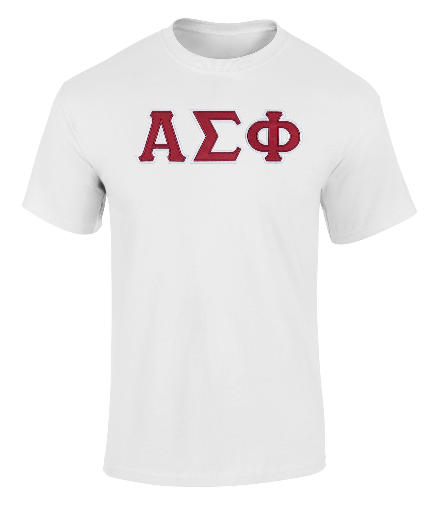 Alpha Sigma Phi Twill Letter Tee