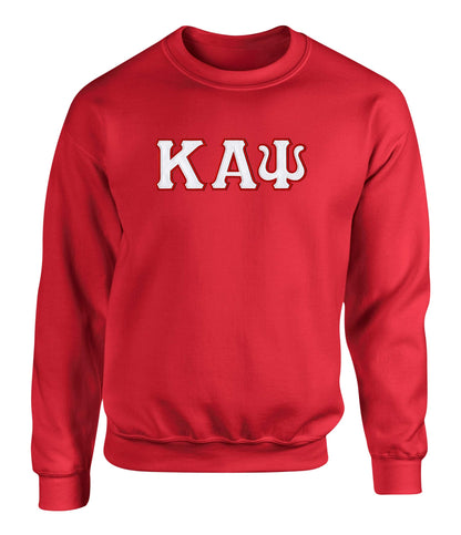 Kappa Alpha Psi Twill Letter Crewneck Sweatshirt