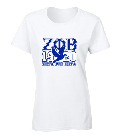 Zeta Phi Beta Sorority Collage Graphic T Shirt