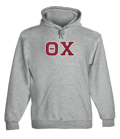 Theta Chi Twill Letter Hoody