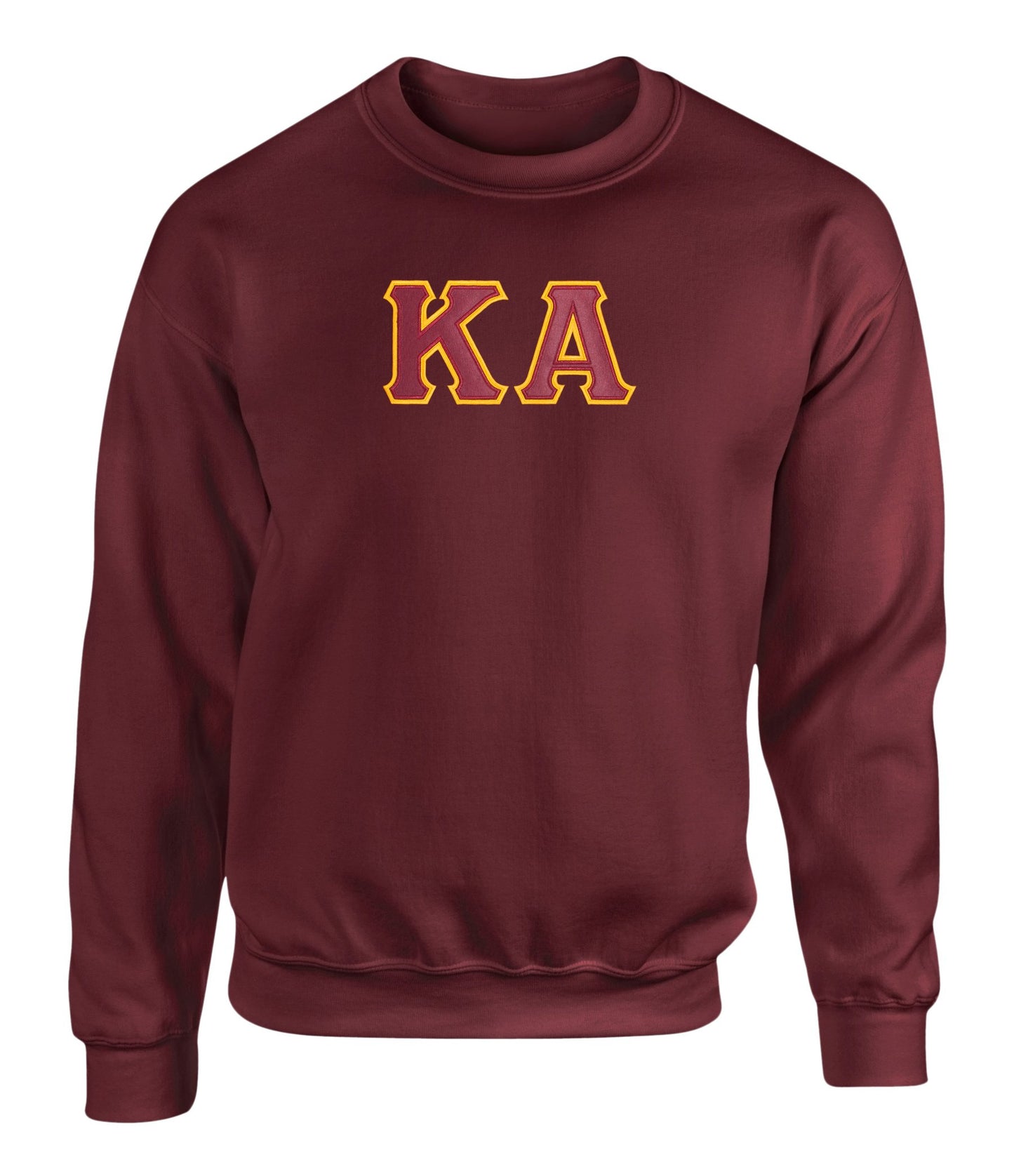 Kappa Alpha Twill Letter Crewneck Sweatshirt