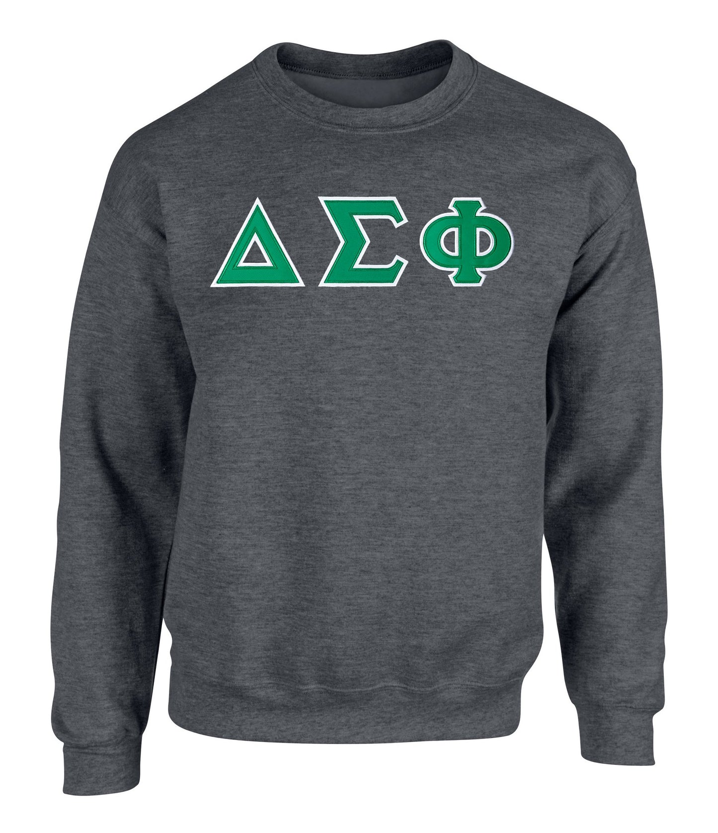 Delta Sigma Phi Twill Letter Crewneck Sweatshirt