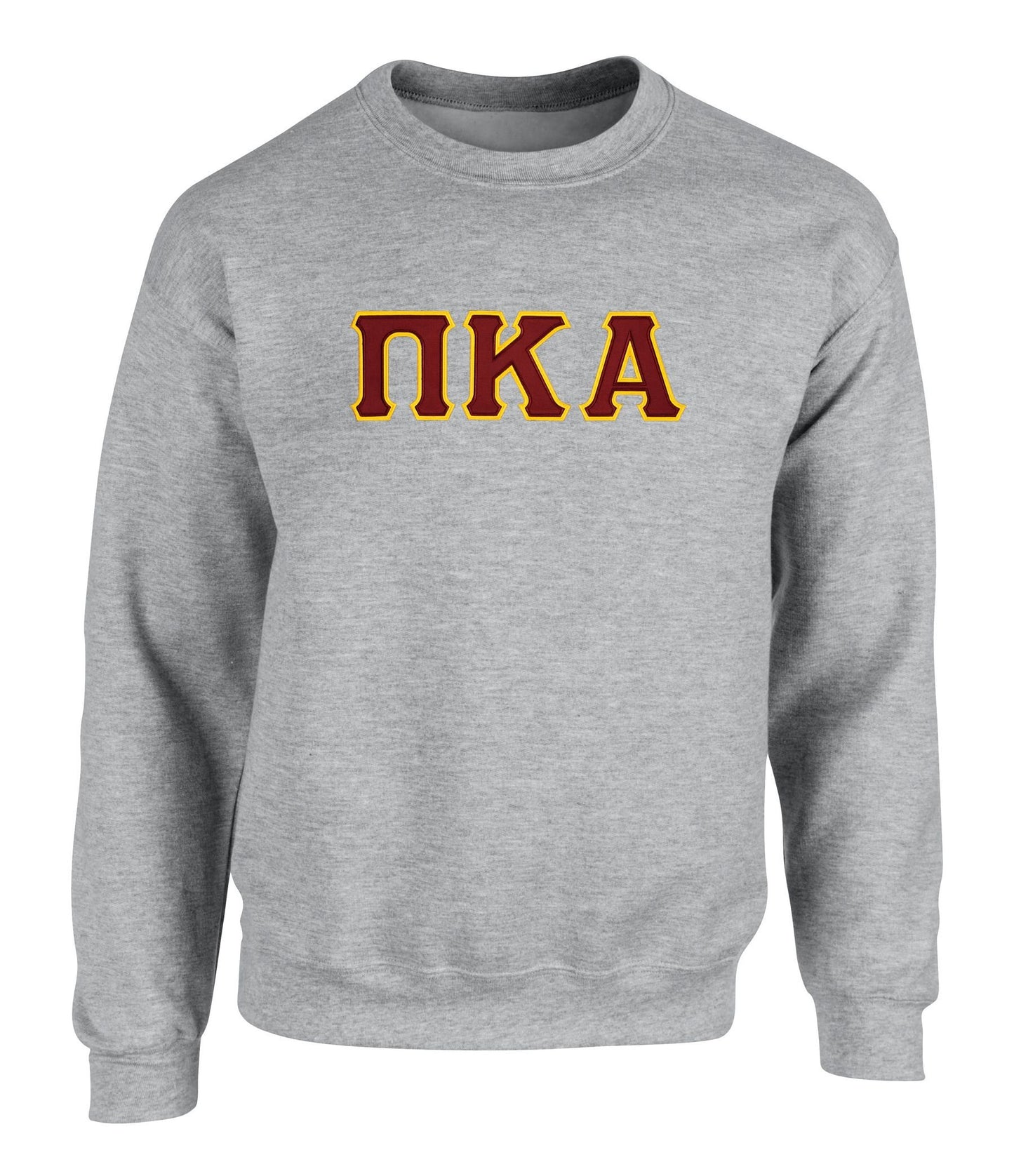 Pi Kappa Alpha Twill Letter Crewneck Sweatshirt