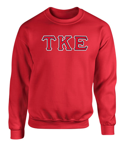 Tau Kappa Epsilon Twill Letter Crewneck Sweatshirt