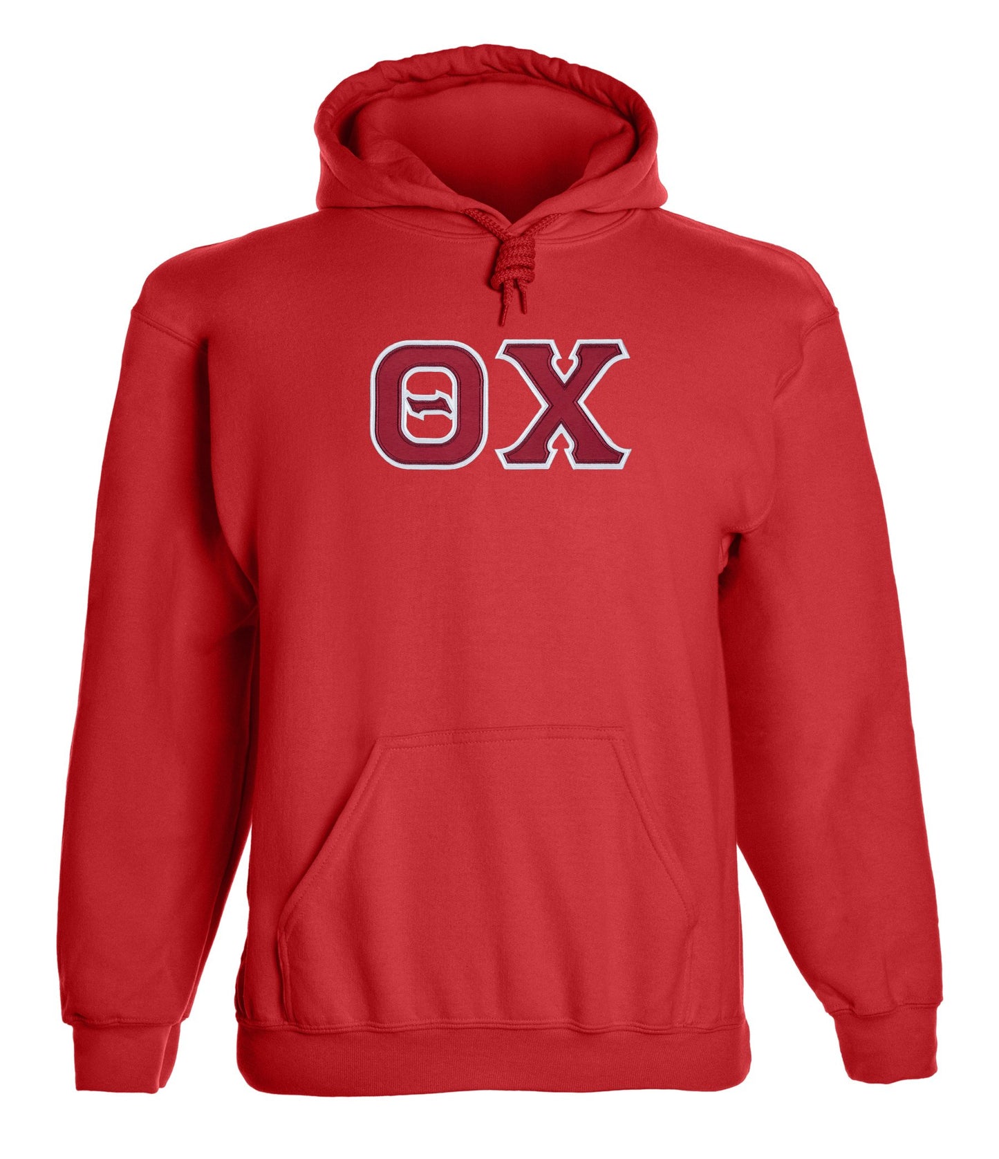 Theta Chi Twill Letter Hoody