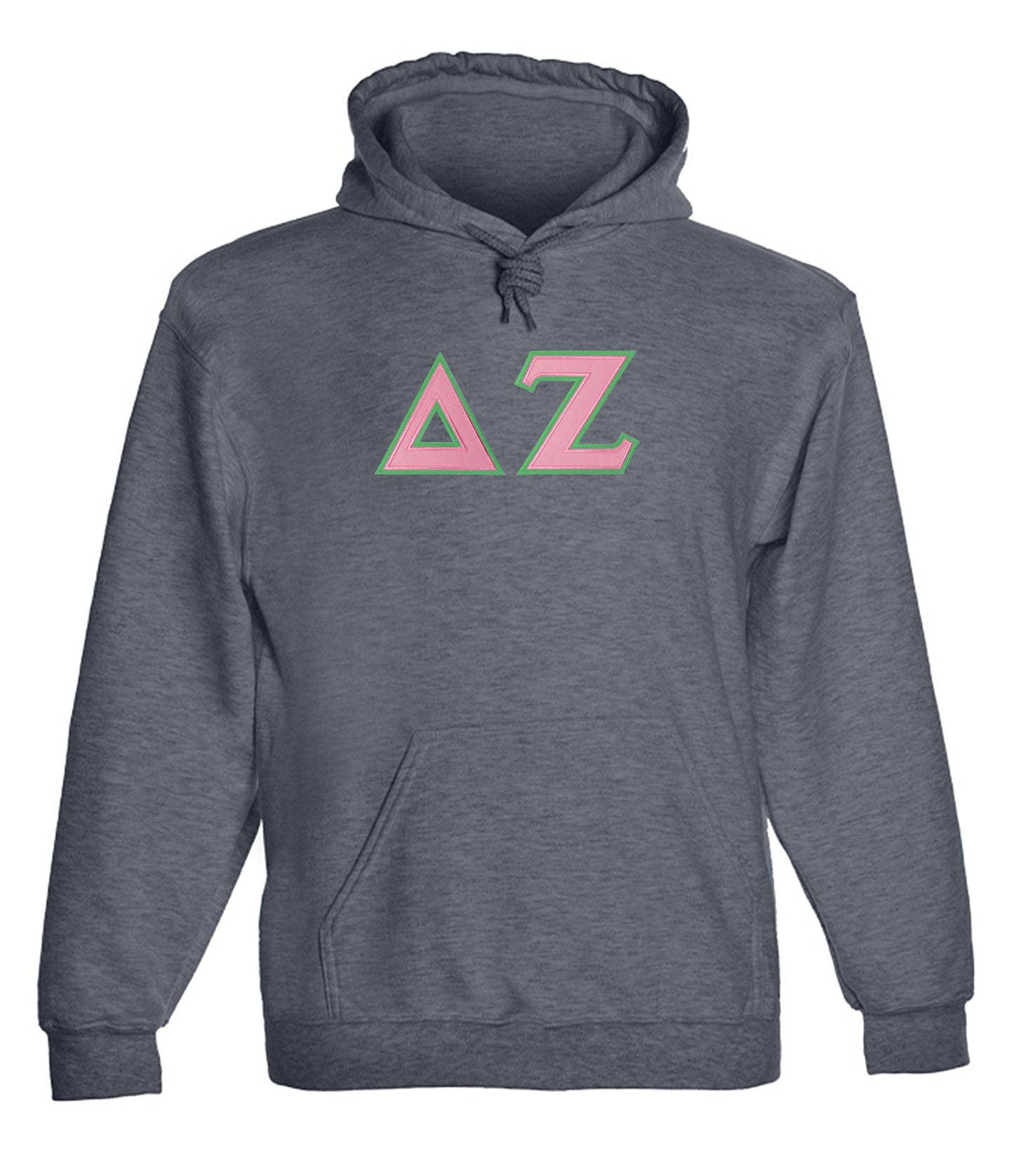 Delta Zeta Twill Letter Hoody