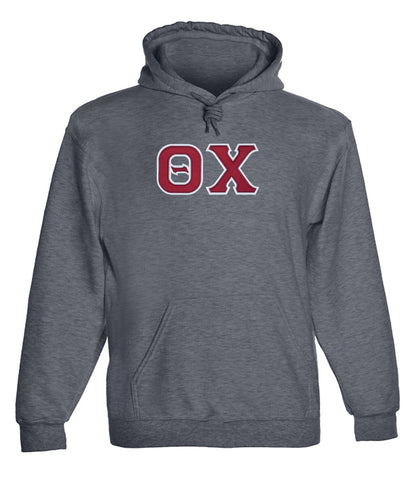 Theta Chi Twill Letter Hoody