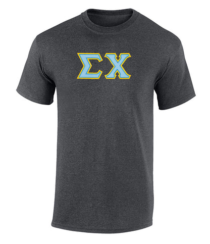 Sigma Chi Twill Letter Tee