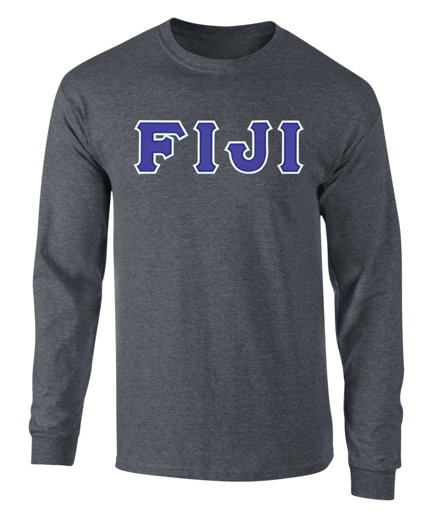 Fiji Phi Gamma Delta Twill Letter Tee Black 1 Medium