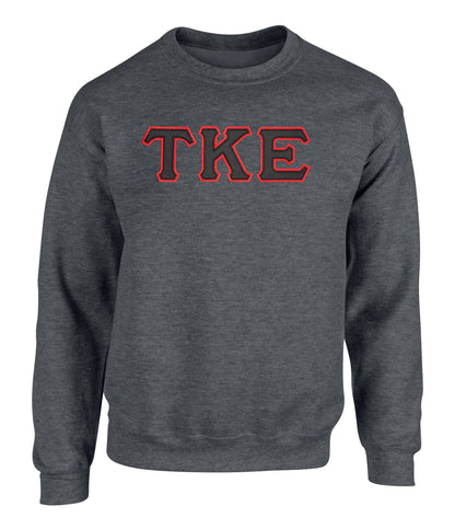 Tau Kappa Epsilon Twill Letter Crewneck Sweatshirt